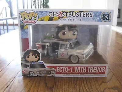 Funko Pop! Movies Ghostbusters Rides Ecto-1 With Trevor 83  Stranger Things Mike • £23.15