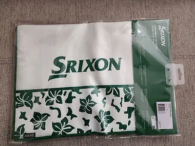 Srixon Tour Golf Towel Masters Azalea⛳43 1/4 X13 3/8  White/Green Microfiber NEW • $59