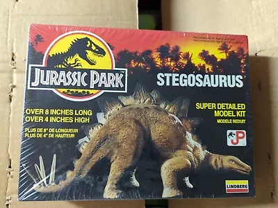  Jurassic Park  Vintage Stegosaurus Model Kit By Lindberg 1992 • £50