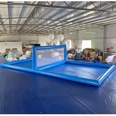 Giant Inflatable Volleyball Court Inflatable Beach Volleyball Net For SportGame • $1009.99