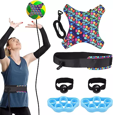 Volleyball Training Equipment Aid Volleyball Serve Trainer Solo Practi • $36.68