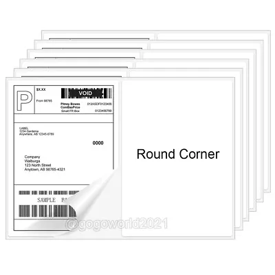 8.5x5.5 Shipping Labels Rounded Corner Self Adhesive 2 Per Sheet 50-8000 Labels • $7.93