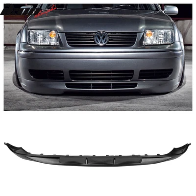 $124.99 • Buy Fits 99-05 Volkswagen VW Jetta 20AE Style Front Bumper Lip Unpainted Black  PU