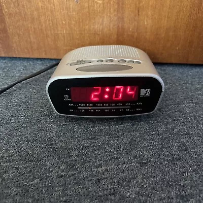 Vintage MTV Alarm Clock AM/FM Radio MCR211 • $29.99