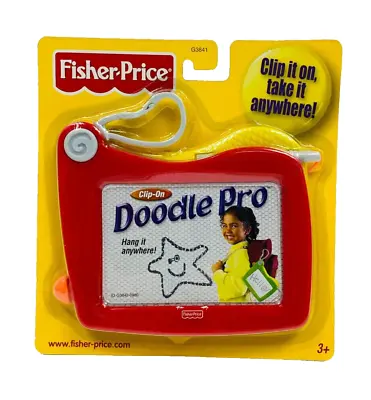 Fisher Price Clip-On Doodle Pro Magnetic Drawing Surface Red Ages 3+ • $12.99