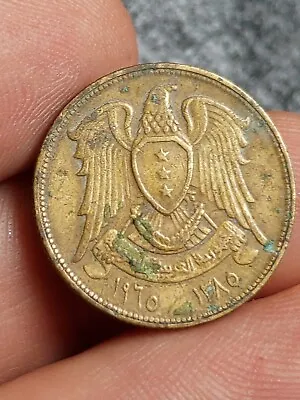 £4.79 • Buy 10 Qirsh 1385-1965 (KM#95) Ottoman Arab Rebuplic Falcon Kayıhan Coins T74