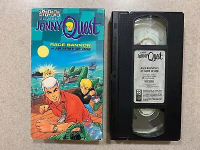 Classic Jonny Quest Race Bannon An Army Of One VHS Cartoon Network 1996 1964 • $4.99