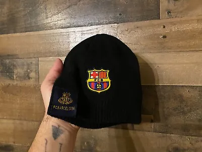FC Barcelona Beanie Soccer Futbol Hat Cap Warm Winter FCB Spain Adult Mens Dad • $16.86