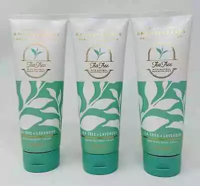 3 Tea Tree & Lavender Bath & Body Works Aromatherapy Renewing Herbal Body Cream • $49.99