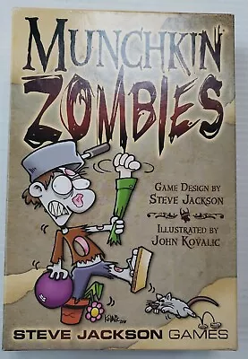  Munchkin Zombies  Card Game By Steve Jackson Complete Excellent 1st Edition  • $9.50