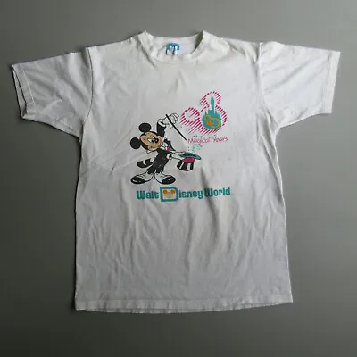 Vintage Disney World T Shirt 1990s Tee Mickey Mouse M/L • $50
