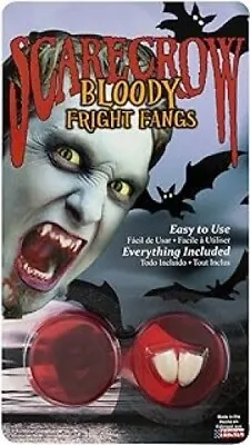 Halloween Scarecrow Vampire Bloody Fangs • £11.50