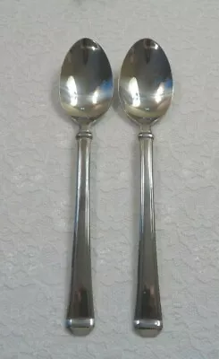 (2) MSE Martha Stewart MFS12 Glossy Stainless Oval Place Soup Spoons *FREE SHIP* • $10.99