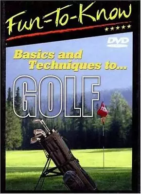 Fun To Know: Basics And Techniques ToGolf - DVD By Dudley Jones - VERY GOOD • $6.62