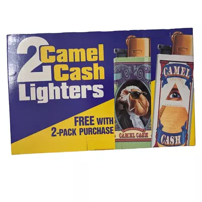 NIB Vintage Camel Cigarettes 2 Camel Cash Lighters • $9.99