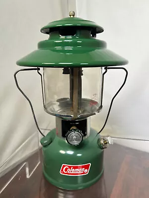 Vintage Coleman Model 228H Dual Mantle Big Hat Camp Lantern 🏮-9-1973- • $81