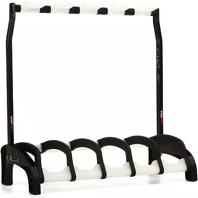 K&M 17525 Guardian 5 Electric Guitar Stand - Black With Translucent Supports • $269.99