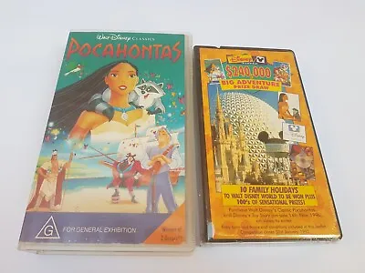 VHS - Pocahontas Walt Disney Home Video Sealed VHS Tape Rare 1996  (#51) • $49.99