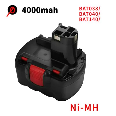 £15.99 • Buy For Bosch BAT038 4000mAh Battery BAT040 BAT140 2607335533 PSR1440 GDS GSR