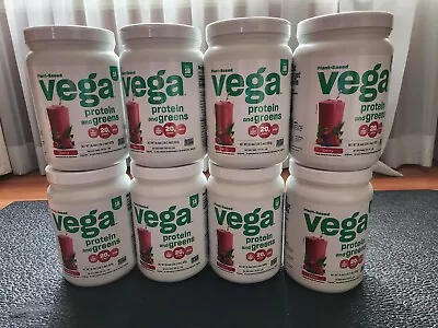 Vega Plant Based Protein Powder And Greens Berry Flavor 18.4 Oz Exp 12/JL/2025 • $17.99