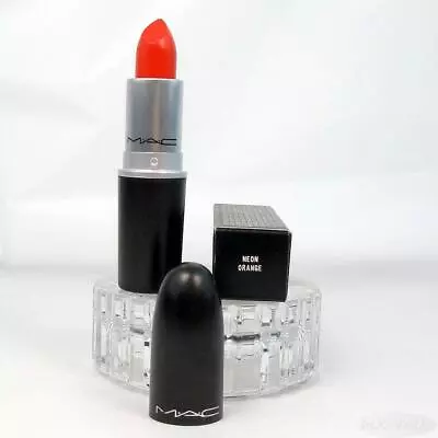 MAC Amplified Creme Lipstick Neon Orange (Bright Orange) Boxed • $21