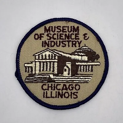 Museum Of Science & Industry Chicago Round Embroidered Souvenir Patch 3  Diam • $9.99