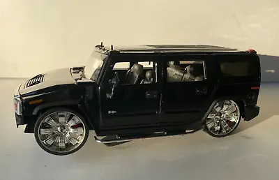 Jada Toys 2003 HUMMER H2 1/18 Scale Toy Model Car Black • $15