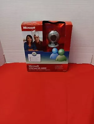 Microsoft Lifecam Webcam VX-6000 HD Wide Angle Lens 3x Digital Zoom  • $7.99