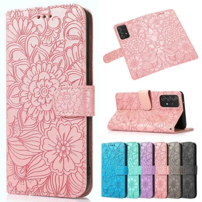 $14.89 • Buy For Samsung J5 J7 Pro J8 2018 Pattern Magnetic Leather Wallet Flip Case Cover