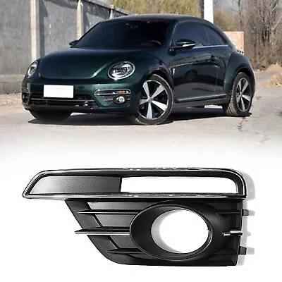 For 2017-2019 VW Beetle Front Fog Light Lamp Grill Cover Bezel Left Side Black • $34.99