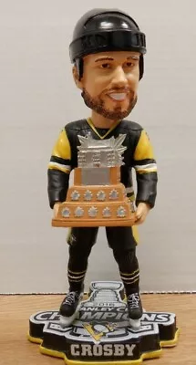 Sidney Crosby Pittsburgh Penguins Stanley Cup Champions Bobblehead 8  121319DBT2 • $50.14