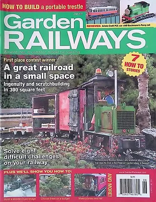 Garden Railways Magazine June 2011 Ingenuity And Scratchbuilding In 300 Sq Feet • $8.99