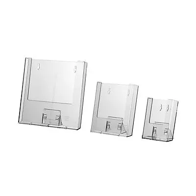 Leaflet Holder Wall Mounted Or Desk Top A4 A5 & 1/3 A4(DL) Brochure Holders • £21.49