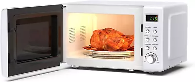 Retro Microwave Oven  Small Countertop Microwave 0.7 Cu. Ft. 700W With 8 Preset • $151.99