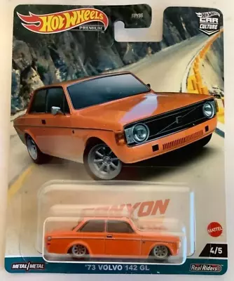 NEW Hot Wheels Premium Car Culture Canyon Warriors '73 VOLVO 142 GL 1:64 Car • $13.25