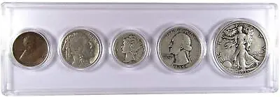 1935 Year Set 5 Coins In AG About Good Or Better Condition Collectible Gift Set • $34.99