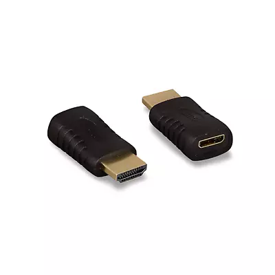 1in HDMI Type C Female Mini To HDMI Type A Male Adapter - Black • $4.95