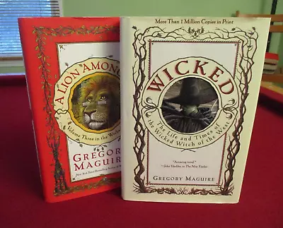 2 Gregory Maguire Novels Of The Wicked Years ~ A Lion Among Men & Wicked • $25