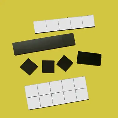 Self Adhesive Magnets SQUARES 20MM -  Flexible Magnets For Crafts • £1.99