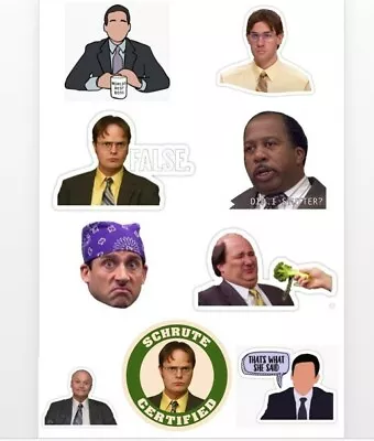 The Office US Stickers Homemade Brand New Full Set Meme Iconic Michael Scott • $10.99