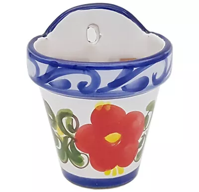 £13.99 • Buy Spanish Terracotta Wall Planter 17 Cm X 14 Cm Spanish Handmade Ceramic Pottery