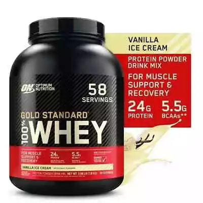 Optimum Nutrition Gold Standard 100% Whey Protein - Vanilla Ice Cream 3.96 LB • $45.67