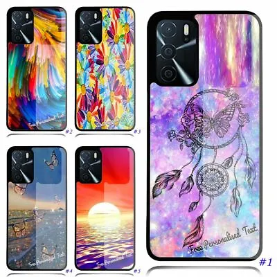 Personalised Text Glass Back Case For OPPO Find X5 X3 X Neo Lite Pro R17 R15 R11 • $14.98