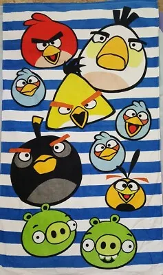 £8.83 • Buy Angry Birds Towel Bath / Beach 72cm × 124cm.