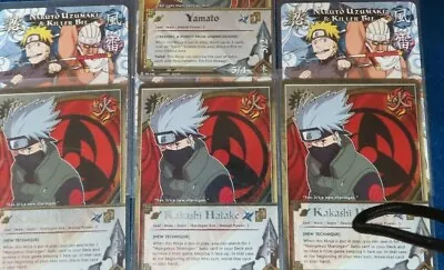 1 Naruto Uzumaki & Killer Bee & 1 Foil Kakashi Mangekyo Sharingan Trading Cards • $11.05