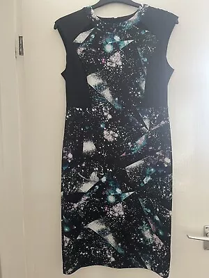 M&S Galaxy Print Dress 14 • £15