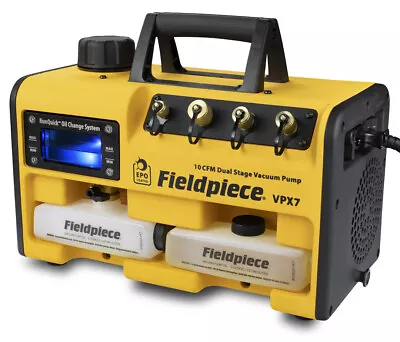 Fieldpiece VPX7 10 CFM Vacuum Pump With RunQuick™ Oil Change System • $899.99