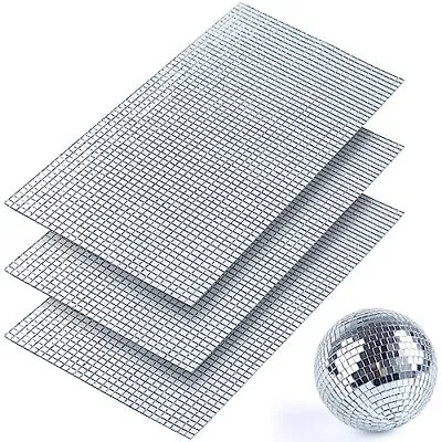 Mirror Tiles Self Adhesive 5100 Pieces Mosaic Tiles Sheet Disco Ball Tiles • $11.10