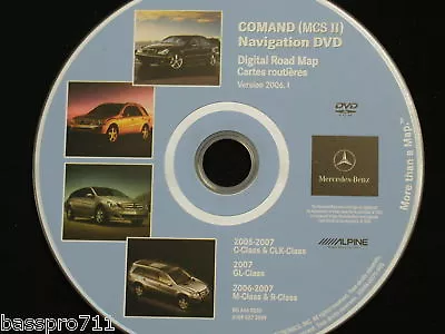Mercedes Benz Gl M Clk R Navigation Dvd Disc Bq 6460220 • $52.99