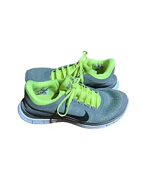 Nike Free 3.0 Women’s Running Shoes Size US 7 UK 4.5 Grey Yellow • $30.95